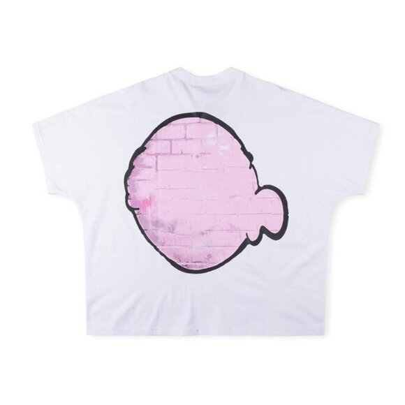 Billionaire Studios Quirky Pink Brick Face T Shirt - Picture 2 of 5